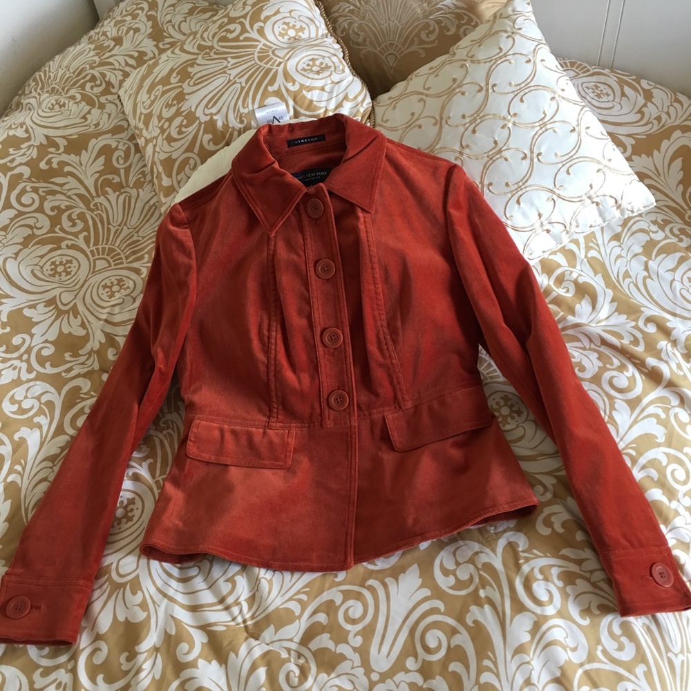 Orange Jacket by Jones Mew York